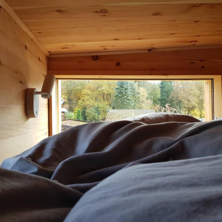 Zirbenholz Tiny House "Waldhauszeit" Am See موكاي المظهر الخارجي الصورة